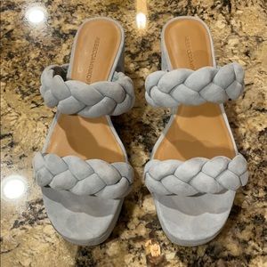 Rebecca Minkoff | Braided Suede Platform Sandals
